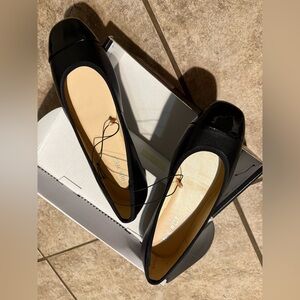 Nine West Black Patent Flats